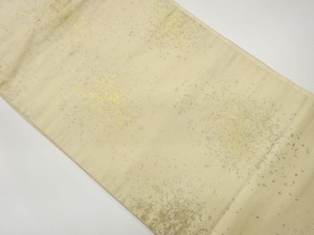 JAPANESE KIMONO / HIKIFOIL ABSTRACT PATTERN WOVEN NAGOYA OBI